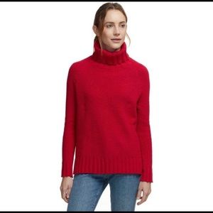 Patagonia Off Country Turtleneck Red Sweater S